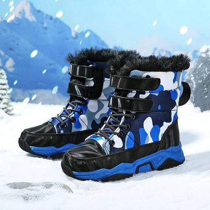 Non Slip Cotton Warm Sports Shoes for Kids Boys childrensterritory