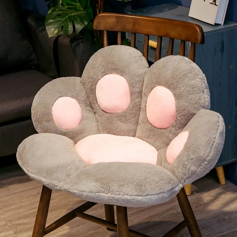Cute Soft Stuffed 70*60cm Kawaii Cat Paw Plush Cushion childrensterritory