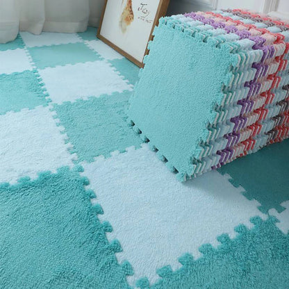 10pcs EVA foam, Soft Plush Thick Baby Puzzle Play Mat childrensterritory