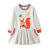 Kids Girls Cartoon Animal Design Princess Dress for Autumn childrensterritory