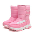 Girl's Printed Design Long Winter Snow Shoes childrensterritory