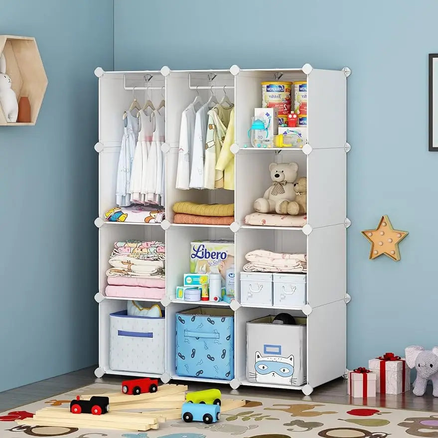 Portable Baby/Kids Storage Wardrobe for Closet childrensterritory