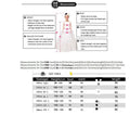 Fluffy Satin Long Sleeves Wedding Dress With Bow for Girls childrensterritory