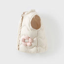 Girls Cotton Down Sleeveless Water Proof Jacket childrensterritory