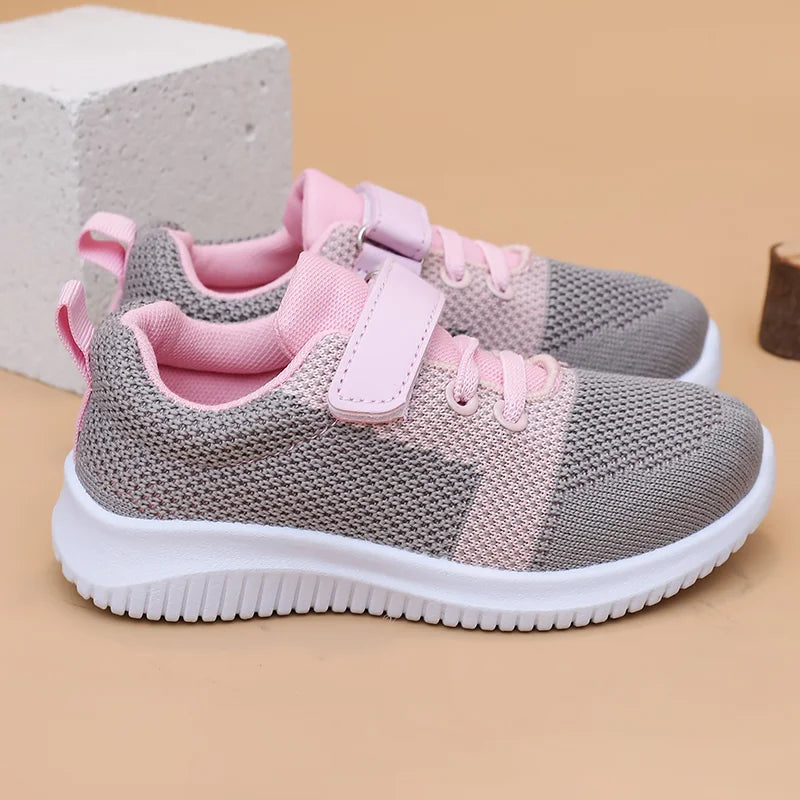 Girls’ Solid-Color Soft-Sole Comfortable Shoes