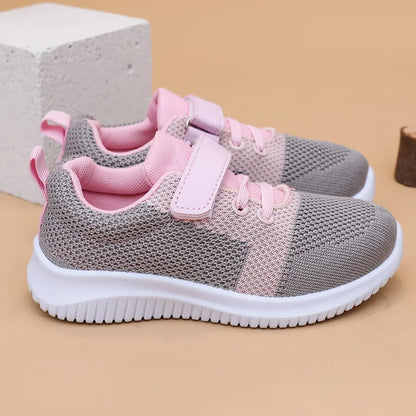 Girls’ Solid-Color Soft-Sole Comfortable Shoes childrensterritory