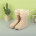 Kids Waterproof Winter Rain/Snow Boots with Fleece Inside childrensterritory