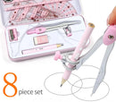8Pcs Student Mathematical Drawing Stationery Set childrensterritory