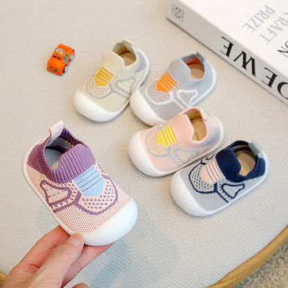Kids Solid Color Soft Casual Shoes