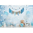 Photographic Background for Baby's 1st Birthday or Baby Shower childrensterritory