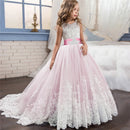 Long Bridesmaid Kids Dresses For Girls/Princess Dresses