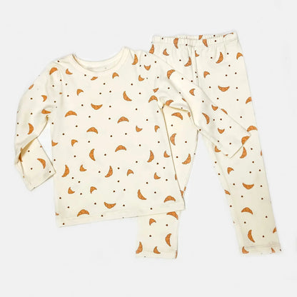 Toddlers 2pcs Casual Homewear Printed Pajama Set childrensterritory