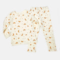 Toddlers 2pcs Casual Homewear Printed Pajama Set childrensterritory
