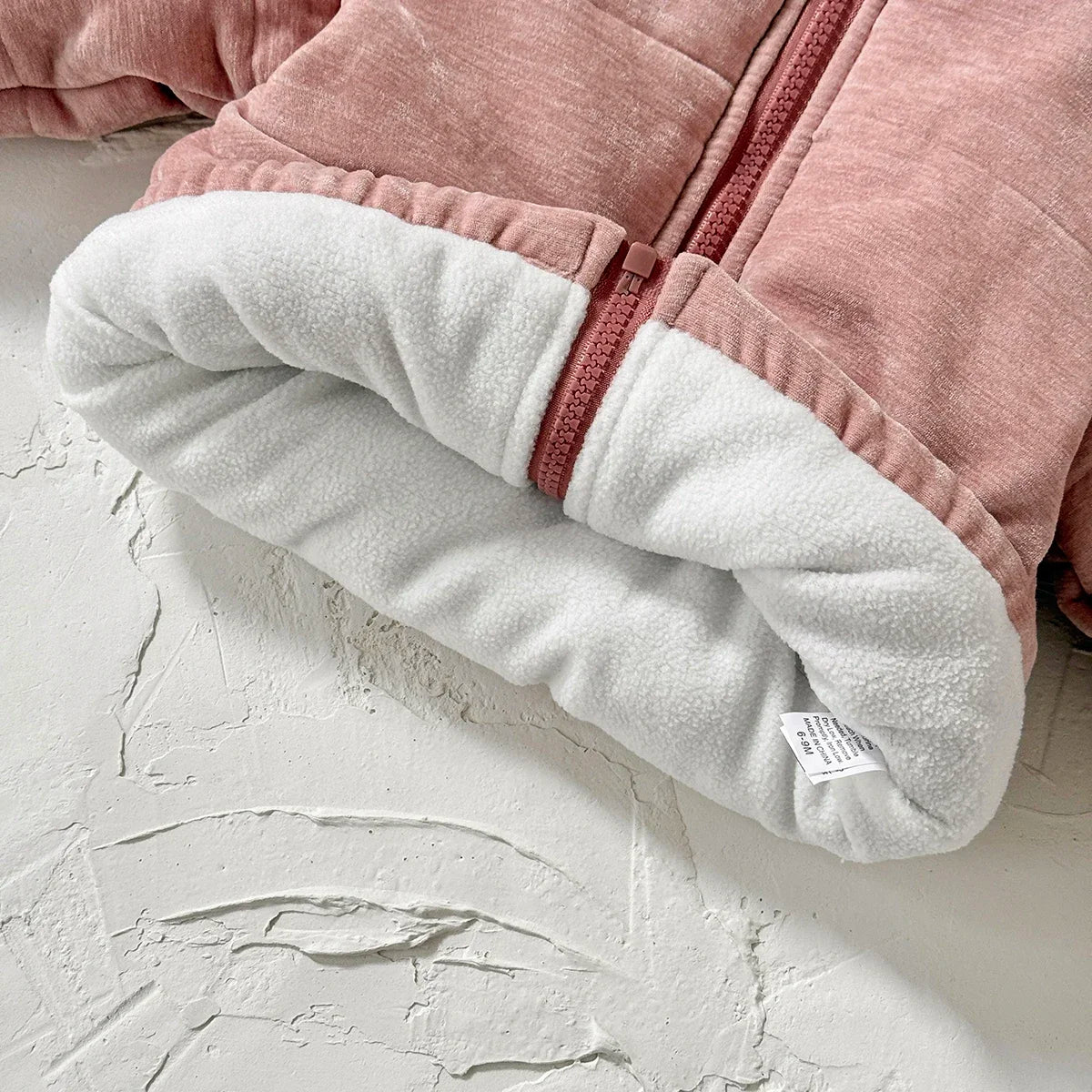 Baby Girls' Long-Sleeved Soft Winter Jackets