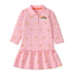 Kids Girls Long Sleeves Cartoon Flowers Design Princess Dresses childrensterritory