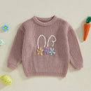 Toddler Girl Boy Casual Knitting Pullover for Easter childrensterritory