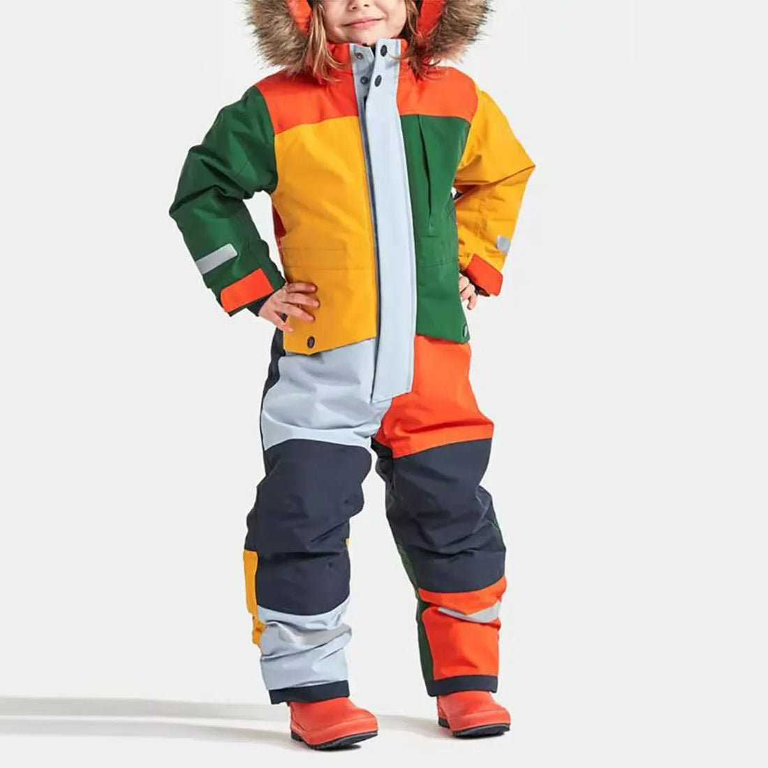 Kids Warm Fleece Snowboarding Jumpsuit for Boys and Girls childrensterritory