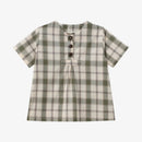 Kids' Grid and Floral Design Family Matching Cotton Clothes Sets childrensterritory