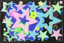 Glow in the dark Cartoon Butterfly Stars Wall Decals childrensterritory