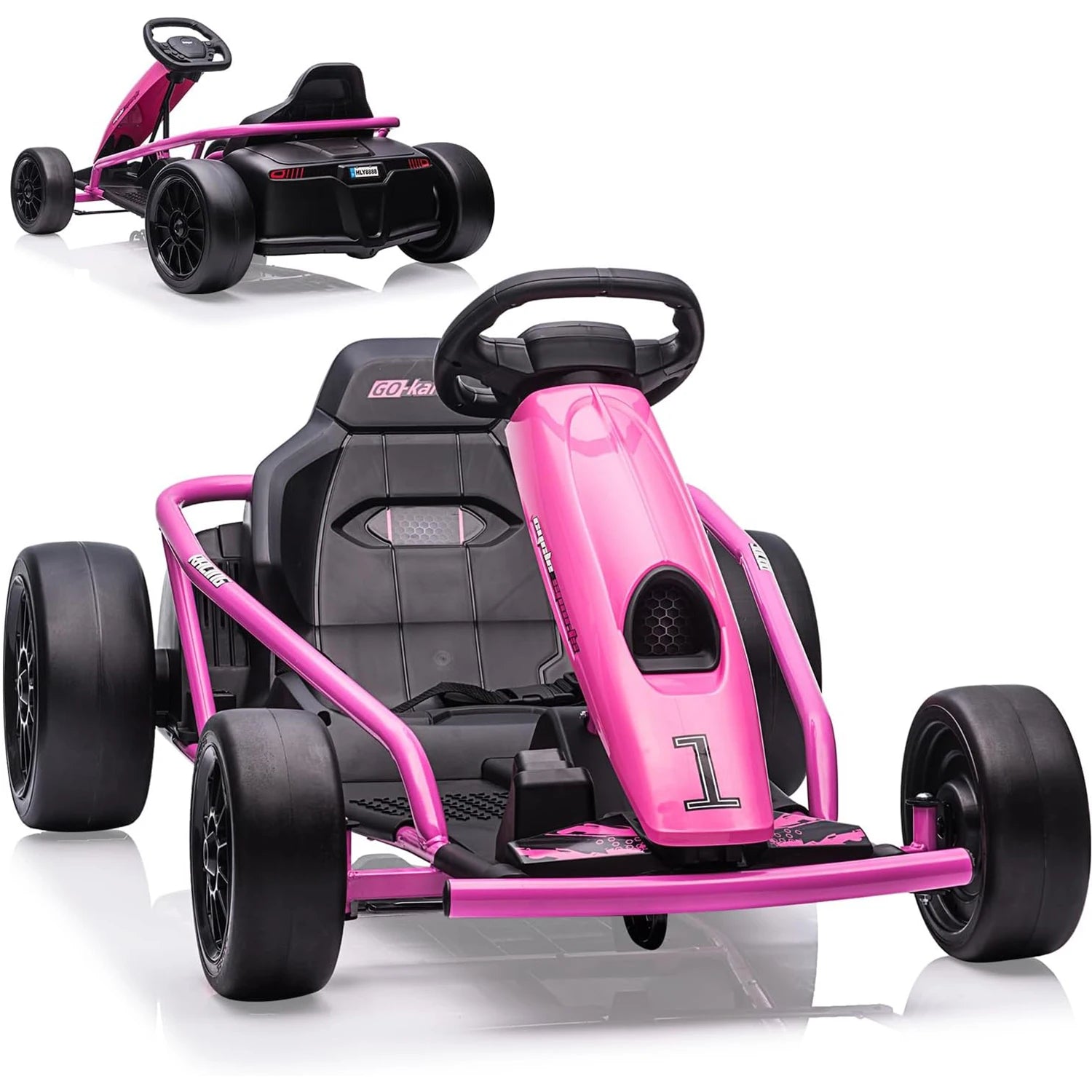Kids 4 Wheel Ride on Car w/ Clutch &amp;amp; Hand Brake