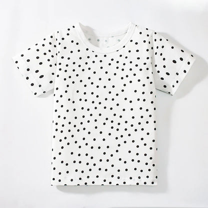 Cute Cartoon Print Summer T-Shirts For Kids childrensterritory