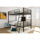 Convertible Twin Over Metal Bunk Bed for Kids Room childrensterritory