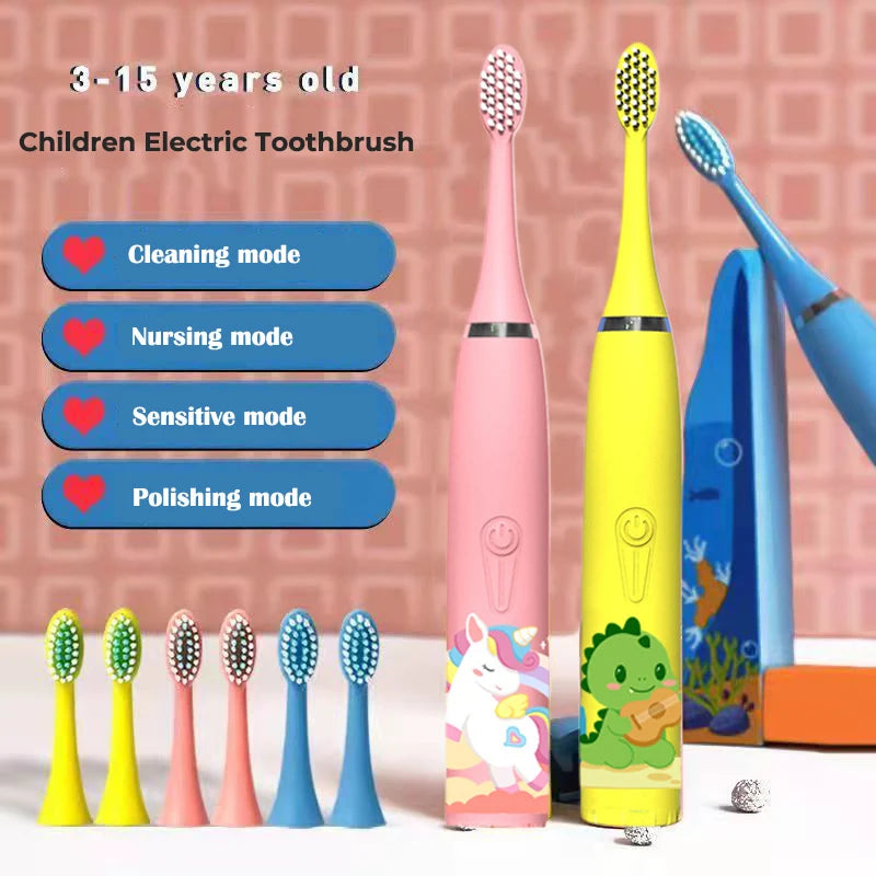 Smart Rechargeable Kids Sonic Electric Toothbrush childrensterritory