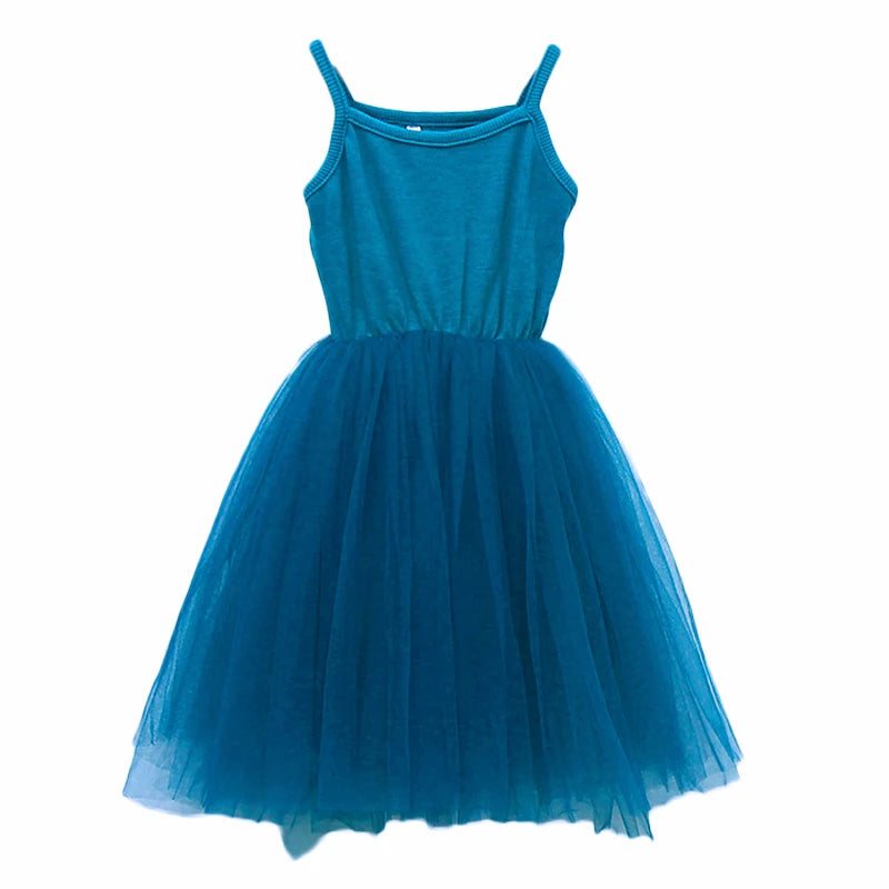 Sleeveless Puffy Cotton Tutu Dress For Baby Girls childrensterritory