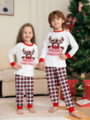 Parent Child Matching Printed Sleepwear Set for Christmas childrensterritory