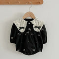 Baby Kids Long Sleeves Lace Design Christmas Party Costumes childrensterritory