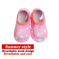 Cartoon Design Baby Beach Sneakers, Aqua Barefoot Shoes