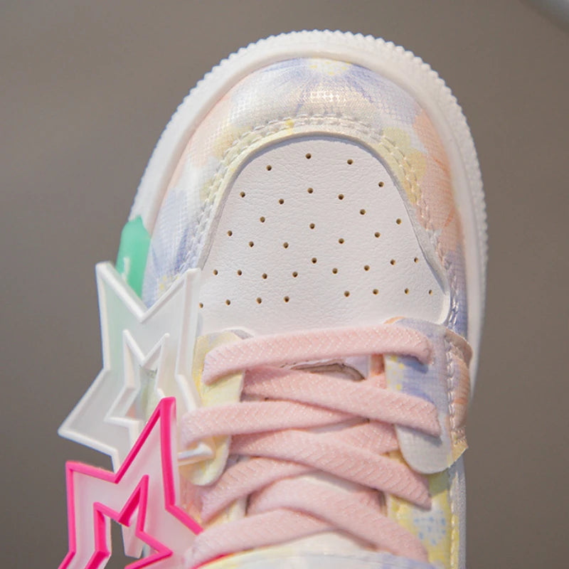Classic Non-slip Colorful Walking Sneakers for Girls childrensterritory