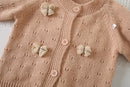 Girls’ Long-Sleeve Soft Winter Sweater with Heart Design childrensterritory
