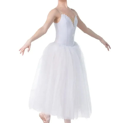 Professional Long White Ballet Tutu Costumes for Kids childrensterritory