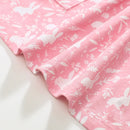 Little Girls' Cartoon Rabbit Print Summer Dresses childrensterritory