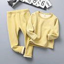 Thick Warm Long Sleeve Kids Pyjamas for Autumn Winter childrensterritory