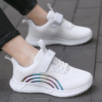 Lightweight Casual Kids Girls Mesh Sneakers Sports Shoes childrensterritory