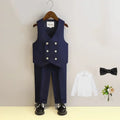 Kids Blazer Vest Pants Formal/Wedding Clothes Set