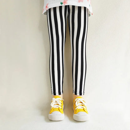 Kids Girl Floral Print Slim Fit Leggings/Trousers childrensterritory