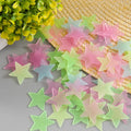 Glow in the dark Cartoon Butterfly Stars Wall Decals childrensterritory