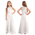 Kids Girls Sequins Pleat Overlay Pageant Evening Gowns childrensterritory