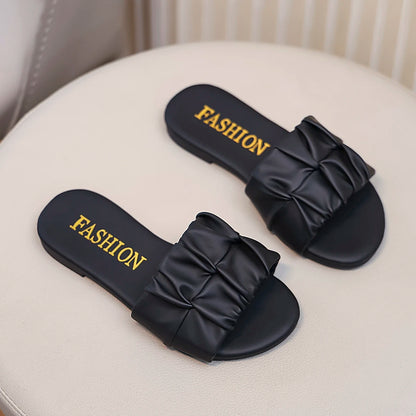 Kids Girls Pleated Princess Summer Sandals/Slippers