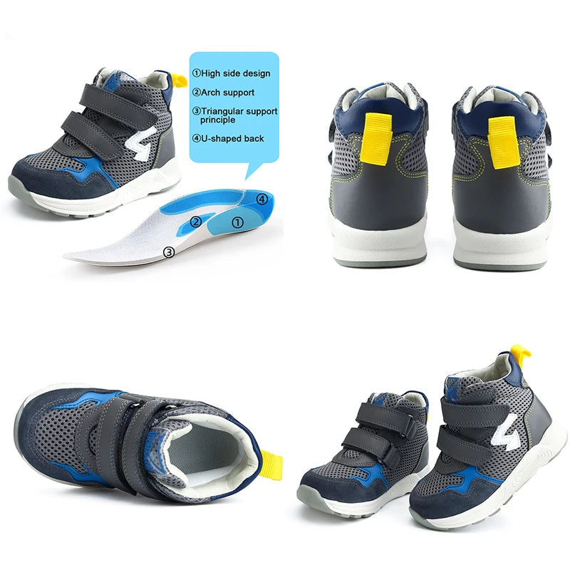 Children's High Top Boots with Arch and Ankle Support