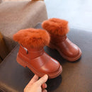 Little Boys Girls Casual Plush Winter Soft Boots childrensterritory