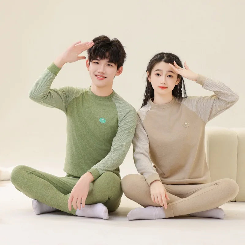 Kids Boys Girls Breathable Thermal Homeware Set
