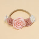 Flower Design Baby Girl Elastic Headband 3Pcs/Set childrensterritory
