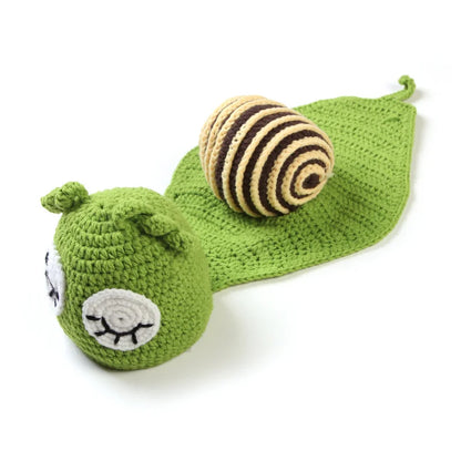 Baby Cute Snail Hand Crochet Photo Props