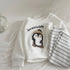 Embroidery Cartoon Bear Design 2Pcs Baby Girl Clothing Sets childrensterritory