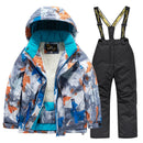 Thick Waterproof Printed Warm Snow Suits for Kids childrensterritory