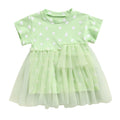 Little Girls Leopard Printed Ruffled Bowknot Party Dress childrensterritory